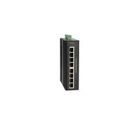 LevelOne IGP-0802 commutateur réseau Non-géré Gigabit Ethernet (10/100/1000) Connexion Ethernet, supportant l'alimentation via ce port (PoE) Noir