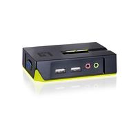Level One KVM-0221 Commutateur KVM LevelOne 2x USB KVM-0221 avec audio