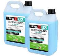 LEVEL PLUS 03 Apprêt LF Profi 10 l, apprêt pour supports absorbants, base concentrée 1:1, apprêt sous film liquide, colles, mortier de ciment