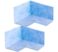 LEVEL PLUS B04 Lot de 2 joints d'angle pour carrelage d'angle intérieur 90° Trilaminé élastomère 100 % Bleu