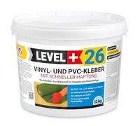 Level Plus Lot de 26 tubes de colle vinyle PVC LVT CV Panneaux Tapis 12 kg Vinyle carrelage Revêtement de sol Flex Colle de sol sans solvant Adhérence rapide