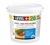 Level Plus Lot de 26 tubes de colle vinyle PVC LVT CV Panneaux Tapis 18 kg Vinyle carrelage Revêtement de sol Flex Colle de sol sans solvant Adhérence rapide