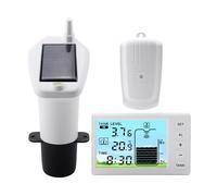 Level Sensor - Ultrasonic Liquid Level Sensor with Pump Control Box, 0-15m Range Water Tank Monitor with Data Storage and Alarm Function, Accurate Industrial and Home Measurement Device