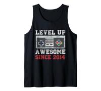 Level Up Awesome Since 2014 : Joueur vidéo rétro pour Son 12e Anniversaire Débardeur
