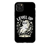 Level Up Gamer Cat Retro Pixel Manette de Jeu vidéo Coque pour iPhone 11 Pro Max
