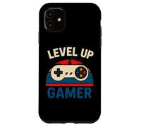 Level Up Gamer Manette rétro Amusante Coque pour iPhone 11