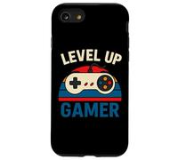 Level Up Gamer Manette rétro Amusante Coque pour iPhone SE (2020) / 7/8