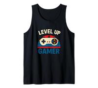 Level Up Gamer Manette rétro Amusante Débardeur