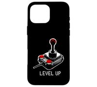Level Up Manette de Jeu Vintage 8 Bits rétro Coque pour iPhone 16 Pro Max