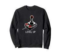 Level Up Manette de Jeu Vintage 8 Bits rétro Sweatshirt