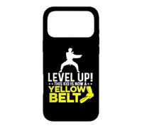 Level Up This Kid is Now A Yellow Belt Train de karaté Coque pour iPhone 17 Pro Max