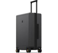 LEVEL8 Valise Cabine Légère Texturé 4 roulettes Silent TSA 66cm,65L,Gris | 4 Roulettes Pivotantes Silencieux,Polycarbonate,avec TSA,66x44x26cm