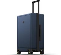 LEVEL8 Valise Cabine Micro Diamond 4 roulettes Silencieux TSA 66cm,65L,Bleu | 4 Roulettes Pivotantes Silencieux,Polycarbonate,avec TSA,66x44x26cm