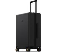 LEVEL8 Valise Cabine Micro Diamond 4 roulettes Silencieux TSA 66cm,65L,Noir | 4 Roulettes Pivotantes Silencieux,Polycarbonate,avec TSA,66x44x26cm