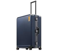 LEVEL8 Valise Soute Alu 3 Serrure TSA sans Fermeture,52x30x75cm,99L,Bleu | 4 Roulettes Pivotantes Silencieux,Cadre en Aluminium,avec 3 TSA