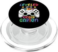 Leveled Up to Kindergarten Funny Back to School for Kids PopSockets PopGrip pour MagSafe