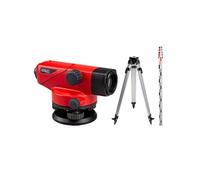 Levelfix AL320X Niveaux Automatique - Set avec Trépied à tête plate 1,8 m et Mire-E inclus - NETIM - 554322