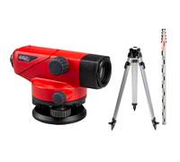 Levelfix AL320X Niveaux Automatique - Set avec Trépied sphérique 1,8 m et Mire-E inclus - NETIM - 554321