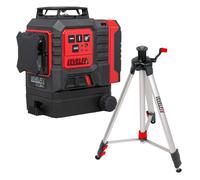 Levelfix CCL283G Laser multiligne 3D, faisceau vert - Set avec trépied 1,5 m - NETIM - 562831