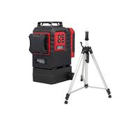 Levelfix MCL380G Laser multiligne motorisé, faisceau vert - Set avec trépied 1,5 m - NETIM - 563801