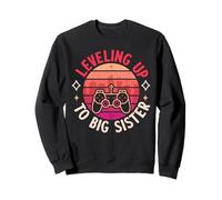 Leveling Up to Big Sister - Promu pour Big Sis Vieilli Sweatshirt