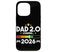 Leveling Up to Dad 2.0 2026 Père 2026 Papa New Baby Dad Coque pour iPhone 13 Pro