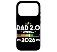 Leveling Up to Dad 2.0 2026 Père 2026 Papa New Baby Dad Coque pour iPhone 17 Pro