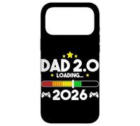 Leveling Up to Dad 2.0 2026 Père 2026 Papa New Baby Dad Coque pour iPhone 17 Pro Max
