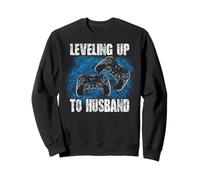 Leveling Up to Husband (Nivellement vers Le Haut) Gamers Sweatshirt