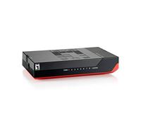 LevelOne 0807 Bloc d'alimentation externe 8 ports RJ45 10/100/1000BaseT, Autosensing et detection Auto MDI/MDI-X 16 GBit