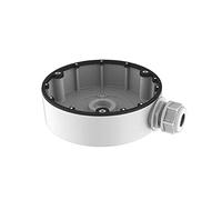 Boîtier de Jonction LevelOne CAS-7310 Aluminium Blanc, Ø10.1cm, H40mm, pour Caméras de Sécurité Intérieures FCS-3086/3087/3084, Poids 200g
