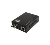 LevelOne Convertisseur de média Gigabit RJ45 vers ST, fibre optique monomode, 20km