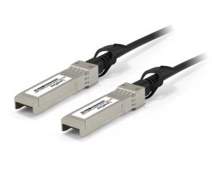 LevelOne DAC-0103 câble InfiniBand et à fibres optiques 3 m SFP+ Noir, Acier inoxydable