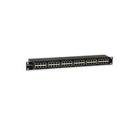 LevelOne ESP-2400 Protection Surtension Réseau RJ-45 48 Ports - 58V Entrée, 77V Serrage, Montage en Rack 19", Métal Noir, Température -40°C à +85°C