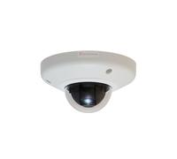 LevelOne FCS-3054 Caméra IP Dôme 3MP 2048x1536 PoE, Objectif 2.93mm, Angle 83.3°, MicroSD, H.264/M-JPEG, Noir/Blanc, CE/FCC/IK08