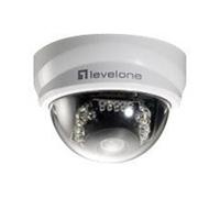 LevelOne FCS-3101 - Caméra de surveillance réseau - panoramique / inclinaison - couleur (Jour et nuit) - 2 MP - 1920 x 1080 - Focale fixe - audio -