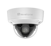 LevelOne FCS-3616 Caméra Dôme CCTV 6MP 3200x1800p Int/Ext IP66 IK10 Objectif 2.8-12mm Zoom 4.3x Vision Nocturne 40m Lecteur MicroSD
