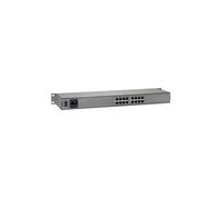 Level One Commutateur réseau FEP-1601W120 16 x 10/100 PoE+ (112 W) rack/bureau Gris