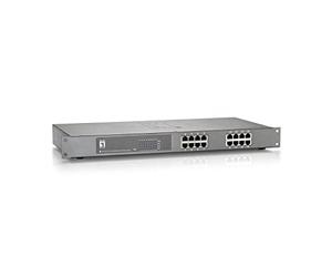 LevelOne FEP-1612 commutateur réseau Non-géré Fast Ethernet (10/100) Connexion Ethernet, supportant l'alimentation Via ce Port (PoE) Gris
