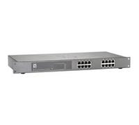 LevelOne FEP-1612W150 commutateur réseau Fast Ethernet (10/100) Connexion Ethernet, supportant l'alimentation Via ce Port (PoE) Gris