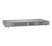 Level One Commutateur FEP-1612W150 - 16 x 10/100 PoE+ - Montable sur rack