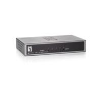 LevelOne FEU-0511 commutateur réseau Fast Ethernet (10/100) Noir, Gris