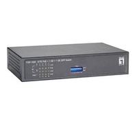 LevelOne FGP-1000W65 - Commutateur - 8 x 10/100 (PoE) + 1 x 10/100/1000 + 1 x 100/1000 SFP - de bureau - PoE (57 W) G