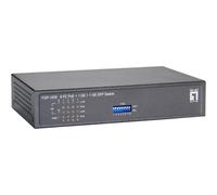 LevelOne FGP-1000W65 - Commutateur - 8 x 10/100 (PoE) + 1 x 10/100/1000 + 1 x 100/1000 SFP - de bureau - PoE (57 W)