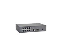 LevelOne FGP-1000W90 Commutateur Fast Ethernet 9 ports RJ-45 (8x 10/100, 1x Gigabit) PoE 82W, Capacité 5.6 Gbit/s, 4000 entrées MAC