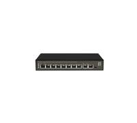 LevelOne FGP-1031 Commutateur Non-Géré 10 Ports Gigabit Ethernet (8 x 10/100 Mbps + 2 x 10/100/1000 Mbps) PoE 120W, VLAN, Noir