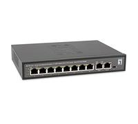 LevelOne FGP-1031 Commutateur PoE Fast Ethernet 10 Ports 2 x Gigabit RJ45 8 Sorties PoE 120 W