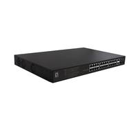 LevelOne FGP-2831 commutateur réseau Fast Ethernet (10/100) Connexion Ethernet, supportant l'alimentation via ce port (PoE) 1U Noir