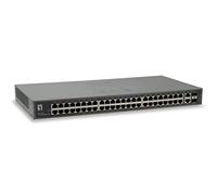 LevelOne FGU-5021 - Commutateur - non géré - 48 x 10/100 + 2 x SFP Gigabit combiné - Montable sur rack G