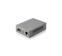 LevelOne FVS-3800 Convertisseur Media Fast Ethernet 100 Mbit/s, 1x RJ-45, 1x SFP, VLAN, Flow Control, IEEE 802.3/u/x, Gris, Alimentation Externe
